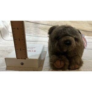 NWT Swibco Puffkins Griswald Bear Plush Stuffed Animal New with Tags Tub18